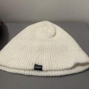 CARBON Elements White Beanie